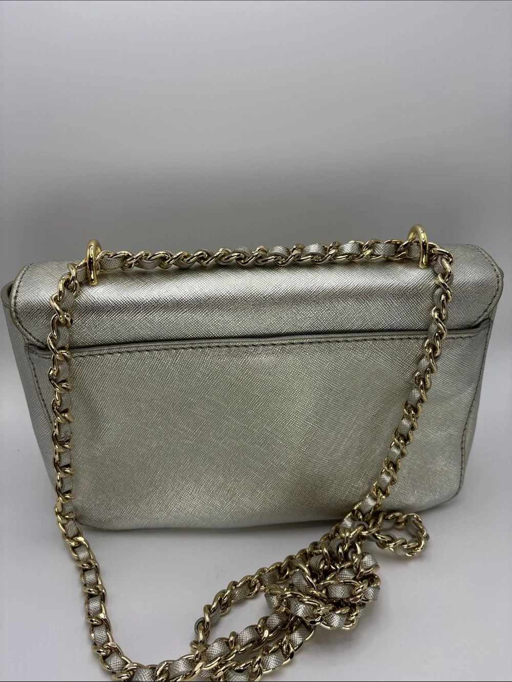 Tory Burch sleek metallic